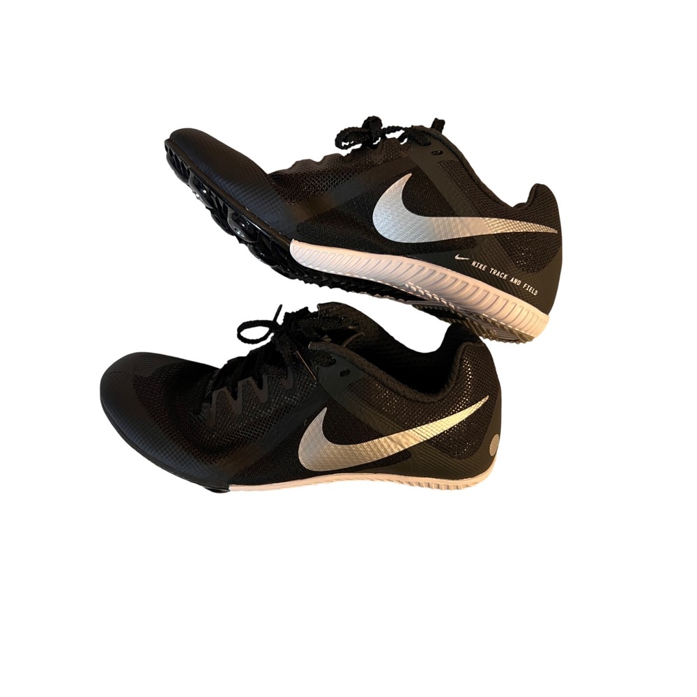 Nike Multi Track & Field Sprint Spikes Black Silver Women's Size 5 New DC8749